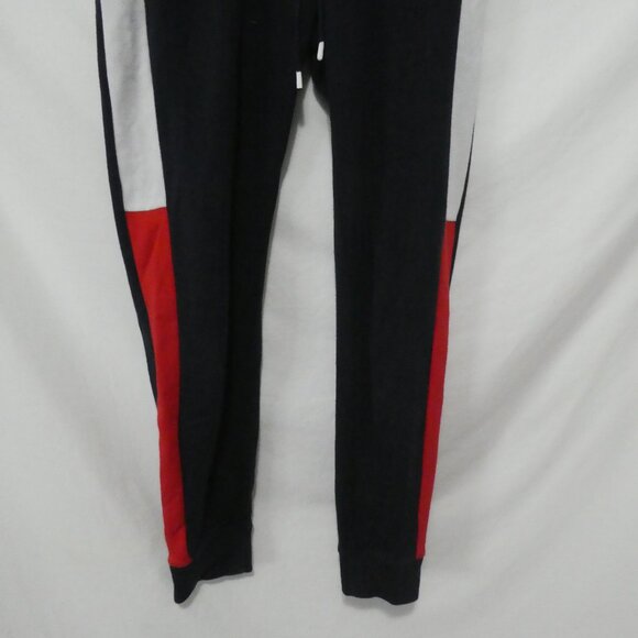 TOMMY HILFIGER | xxs | Navy Sweatpants | Red & White Side Panels - Picture 7 of 16